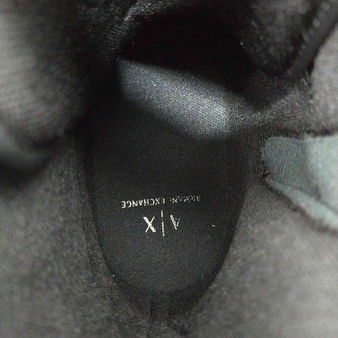 アルマーニエクスチェンジ ARMANI EXCHANGE レースアップ サイドジップ スニーカー ブーツ メンズ US:8