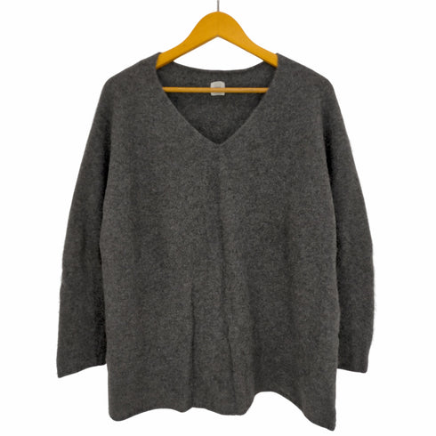 イエナラブークル IENA LA BOUCLE 20AW HONEY サイドスリット カシミヤVネックプルオーバー レディース