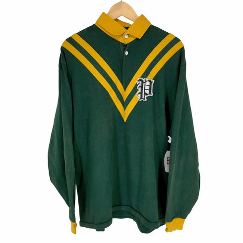ポロバイラルフローレン Polo by RALPH LAUREN フェルトワッペンL/S ラガーシャツ メンズ JPN:L