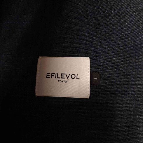 エフィレボル .efiLevol ダブルデニムジャケット テーラード 薄手 1B メンズ JPN:1