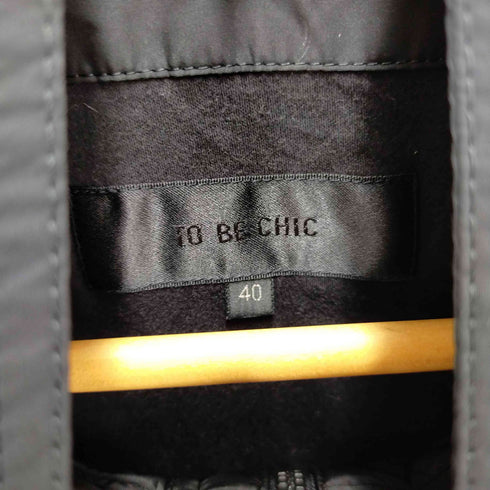 トゥービーシック TO BE CHIC スタンドカラーコート レディース 40