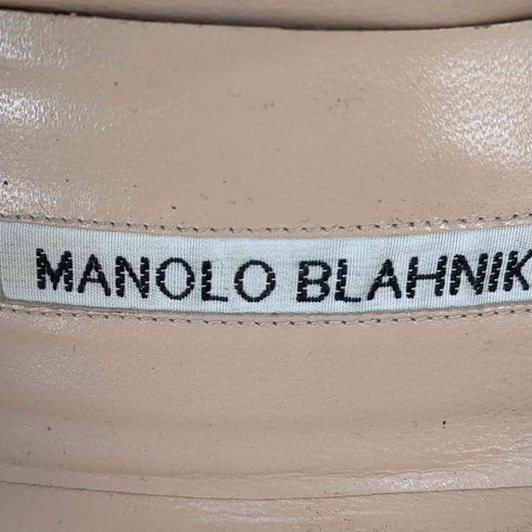 マノロブラニク MANOLO BLAHNIK ポインテッドトゥパンプス レディース 34 1/2
