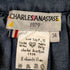 シャルルアナスタス Charles Anastase デニムスカート フレア タック ミニ丈 サイドジップ レディース JPN:34