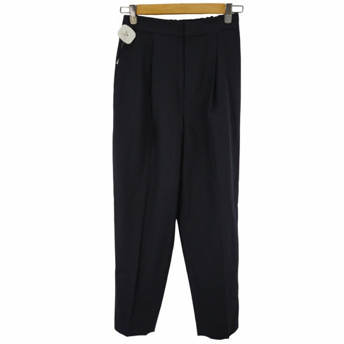 I’M NAVY Trousers 1タックテーパードイージーパンツ レディース 38
