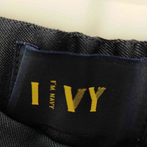 I’M NAVY Trousers 1タックテーパードイージーパンツ レディース 38