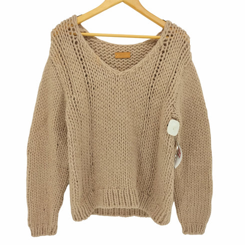 トゥデイフル TODAYFUL Vneck Hand Knit Vネック プルオーバー ウール ニット セーター レディース FREE