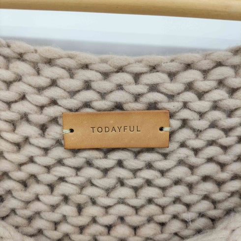 トゥデイフル TODAYFUL Vneck Hand Knit Vネック プルオーバー ウール ニット セーター レディース FREE