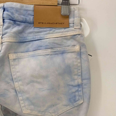 ステラマッカートニー STELLA McCARTNEY ブリーチ加工サイドラインテープデニム レディース 24