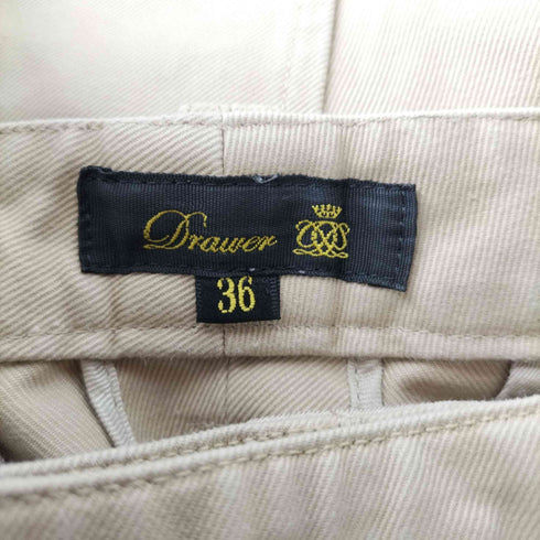 ドゥロワー Drawer コットンギャバジンハーフパンツ クロップドパンツ レディース 36