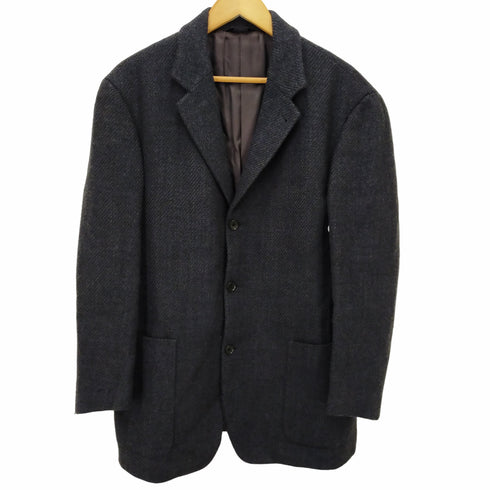 DONNA KARAN ウール シングル テーラードジャケット メンズ import:L