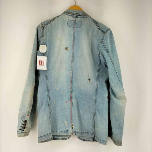 ティーエムティー T.M.T ダメージ加工 デニムテーラードジャケット メンズ JPN:M
