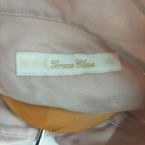 グレースクラス Grace Class 19SS シャツ ボタンダウン 長袖 シルク レディース 36