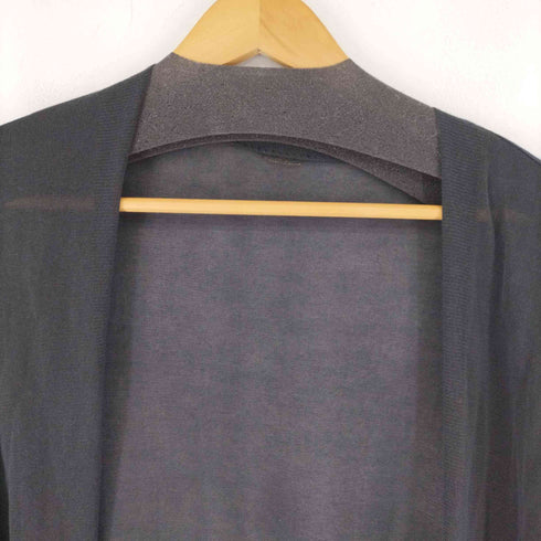 ミューズデドゥーズィエム クラス MUSE de Deuxieme Classe 20SS shake code Vネックロング カーディガン シアー スリット 長袖 コットン レディース