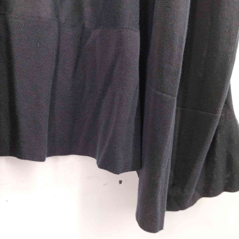 ミューズデドゥーズィエム クラス MUSE de Deuxieme Classe 20SS shake code Vネックロング カーディガン シアー スリット 長袖 コットン レディース