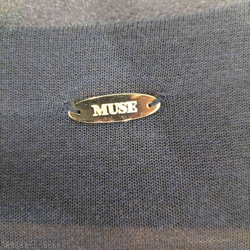 ミューズデドゥーズィエム クラス MUSE de Deuxieme Classe 20SS shake code Vネックロング カーディガン シアー スリット 長袖 コットン レディース