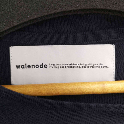 ウェルノード walenode ショートスリーブ ニット カットソー プルオーバー シルク混 レディース 1