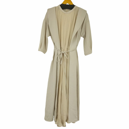 アメリヴィンテージ Ameri VINTAGE FRONT PLEATS LONG DRESS オールインワン サロペット 長袖 ワイドパンツ レディース