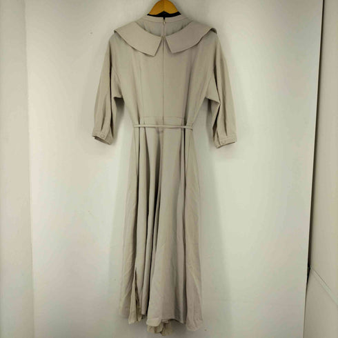 アメリヴィンテージ Ameri VINTAGE FRONT PLEATS LONG DRESS オールインワン サロペット 長袖 ワイドパンツ レディース