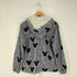コムデギャルソンガール COMME DES GARCONS GIRL キャラクタープリント ストライプ フーデッドコーチジャケット レディース JPN:L