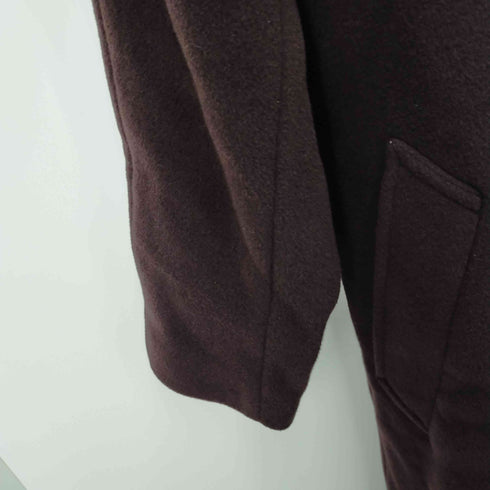 ビューティーアンドユースユナイテッドアローズ BEAUTY & YOUTH UNITED ARROWS ノーカラーウールロングコート レディース S