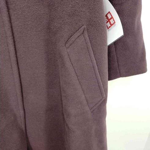ビューティーアンドユースユナイテッドアローズ BEAUTY & YOUTH UNITED ARROWS ノーカラーウールロングコート レディース S