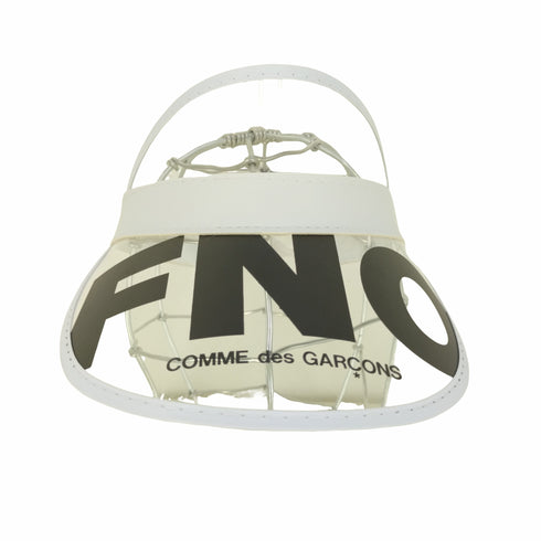 コムデギャルソン COMME des GARCONS FNOプリント クリアサンバイザー レディース