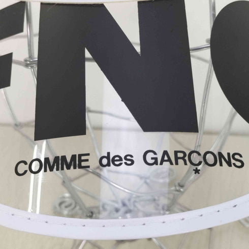 コムデギャルソン COMME des GARCONS FNOプリント クリアサンバイザー レディース