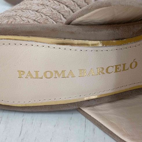 パロマバルセロ PALOMA BARCELO チャンキーヒール スエードミュール レディース 36