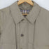 アクアスキュータム AQUASCUTUM チェックライナー付き 裏地チェック ミリタリー中綿ジャケット メンズ import:S