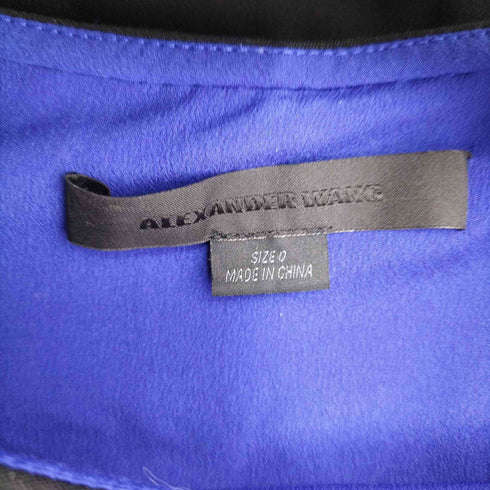 アレキサンダーワン Alexander Wang レイヤードチュニック 五分袖 クルーネック プルオーバー レディース 0