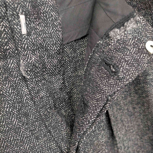 コムデギャルソンオム COMME des GARCONS HOMME 80S AD表記無 ツィード2タックウールスラックス メンズ JPN:L