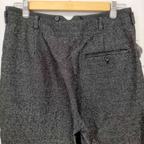 コムデギャルソンオム COMME des GARCONS HOMME 80S AD表記無 ツィード2タックウールスラックス メンズ JPN:L