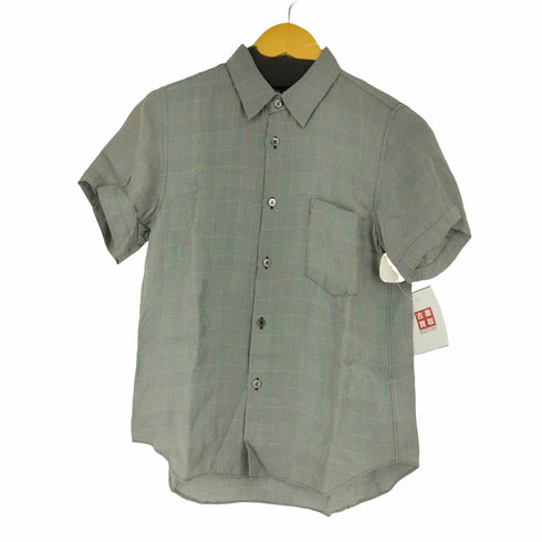 ブラックコムデギャルソン BLACK COMME des GARCONS AD2021 チェック柄半袖シャツ レディース JPN:XS