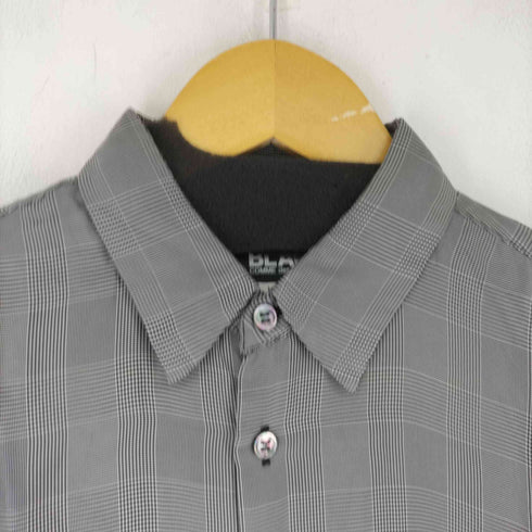 ブラックコムデギャルソン BLACK COMME des GARCONS AD2021 チェック柄半袖シャツ レディース JPN:XS