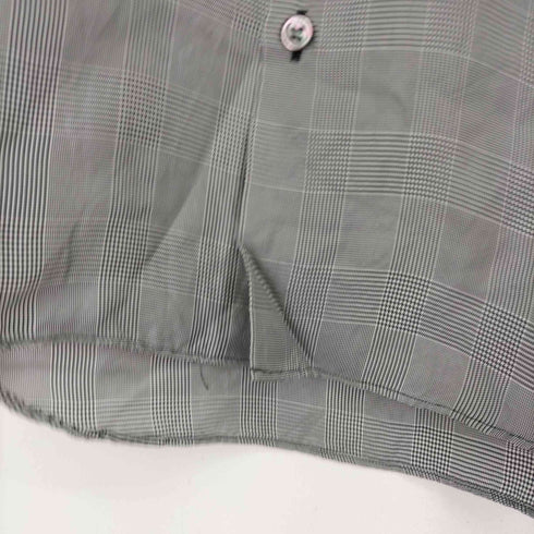ブラックコムデギャルソン BLACK COMME des GARCONS AD2021 チェック柄半袖シャツ レディース JPN:XS