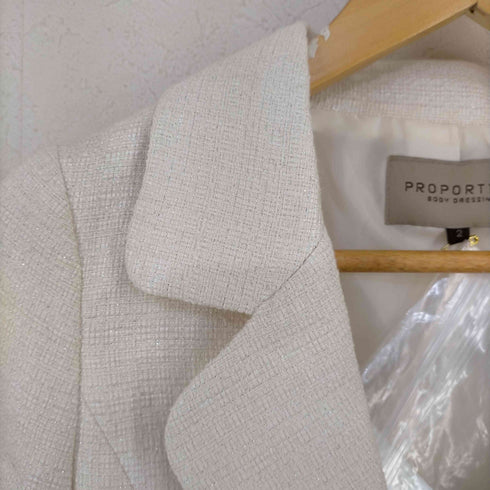 プロポーションバイボディードレッシング PROPORTION BODY DRESSING セットアップ スーツ 上下 テーラードジャケット 総裏地 シングル 1B タイトスカート レディース 2