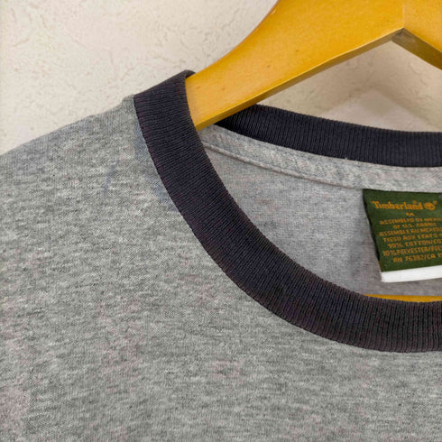 ティンバーランド Timberland 90-00S RUGGED&DURABLE フロントプリント霜降りTシャツ メンズ import:M