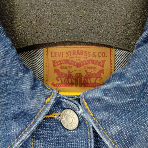 リーバイス Levis EX-BOYFRIEND TRUCKER ビックシルエットトラッカーデニムジャケット メンズ import:L