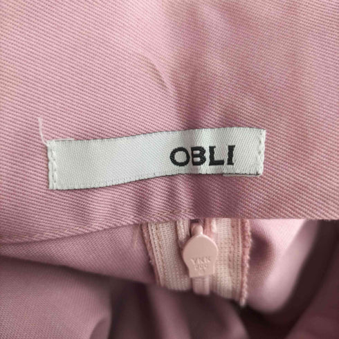 OBLI フレア ロングスカート レディース