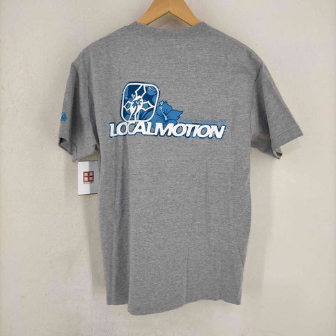 ローカルモーション local motion 90-00s 両面ラバーロゴプリント霜降りTシャツ HAWAII メンズ import:M