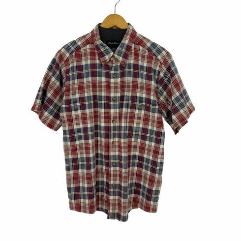 エディーバウアー Eddie Bauer BD チェック S/S シャツ メンズ import:XL
