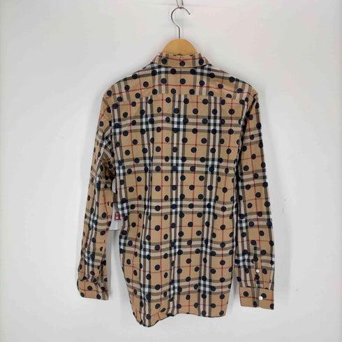 バーバリーロンドン BURBERRY LONDON ポルカドットチェック シャツ メンズ JPN:M
