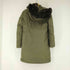 ウールリッチ WOOLRICH BOW BRIDGE ダウンコート アウター ジップアップ ミドル丈 フード付き ラビットファー レディース JPN:XS