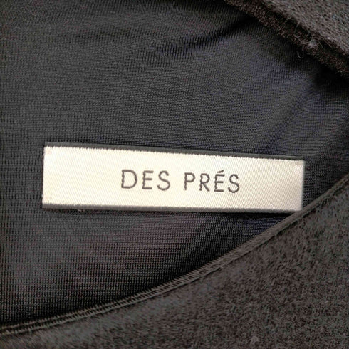デプレ DES PRES ワンピース 長袖 ひざ丈 クルーネック ウール レディース JPN:1