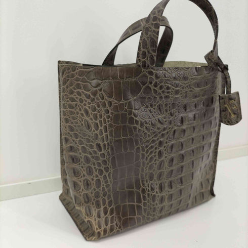 フルラ FURLA クロコダイル型押しレザートートバッグ レディース