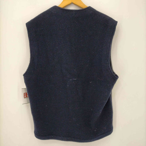 コムデギャルソンオム COMME des GARCONS HOMME 80S デカオム リブ切替ニットベスト メンズ JPN:M
