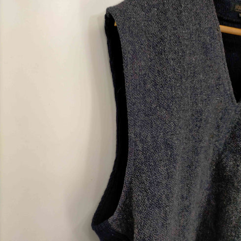 コムデギャルソンオム COMME des GARCONS HOMME 80S デカオム リブ切替ニットベスト メンズ JPN:M
