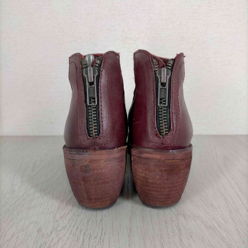 {[charles by charles david バックジップスエードショートブーツ レディース 7 1/2