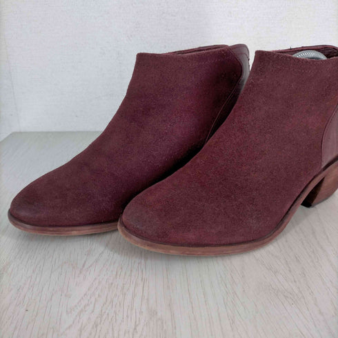 {[charles by charles david バックジップスエードショートブーツ レディース 7 1/2