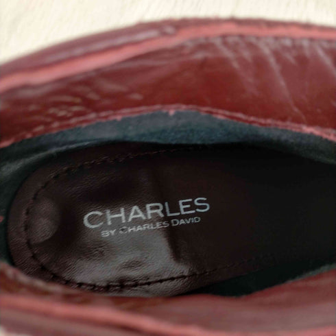 {[charles by charles david バックジップスエードショートブーツ レディース 7 1/2